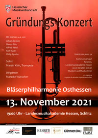 Gruendungskonzert BP Osthessen 2021 Hessischer Musikverband